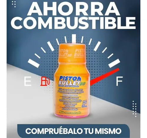 3x Aditivo Piston Bullet Para Carros y Motos + Regalo Inflador Y Sellado De Llanatas