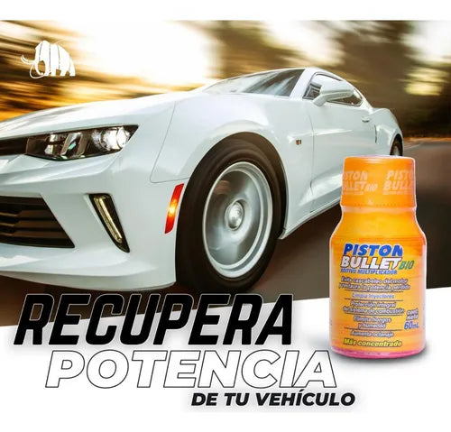 3x Aditivo Piston Bullet Para Carros y Motos + Regalo Inflador Y Sellado De Llanatas