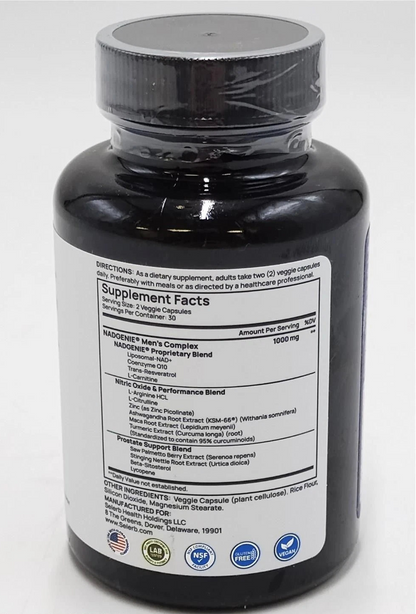 🔥 NAD+ Booster – Energía y Potencia Masculina