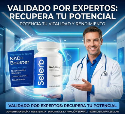 🔥 NAD+ Booster – Energía y Potencia Masculina